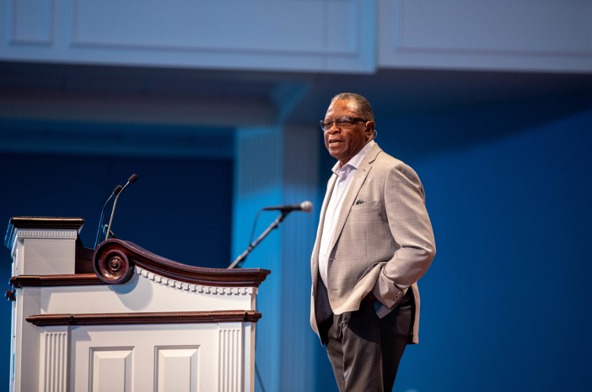 aaron blake on chapel stage