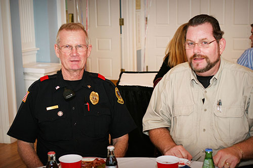 an old photo of Don Kabetzke working with a coworker