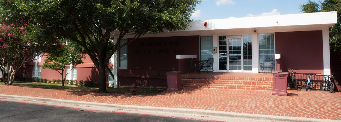 Outside of College Dorm - Lange Hall - Male Residence Hall - Dallas, Texas
