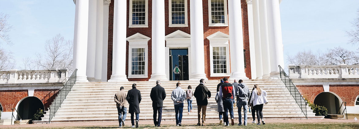 DBU's leadership students visiting Thomas Jefferson's home, Monticello, in  Charlottesville, Virginia