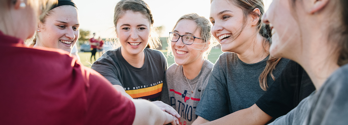 Girls flag football team