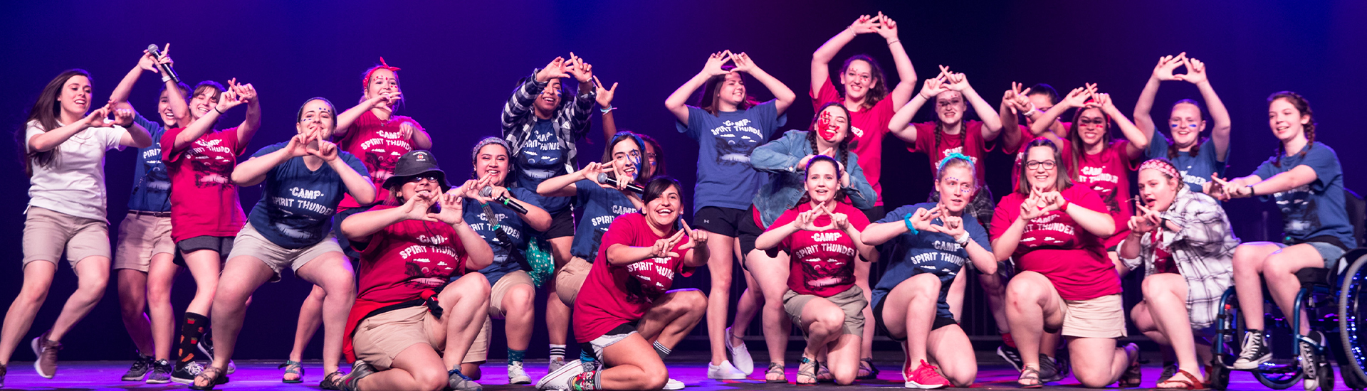 Kappa Gamma girls at Spring Sing