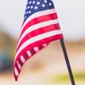 picture of american flag close up
