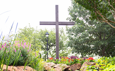 crosses on DBU campus