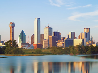 downtown Dallas skyline