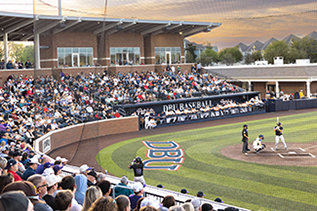 DBU baseball game in Dallas, Texas