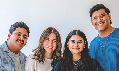 group of DBU students on the chapel worship team