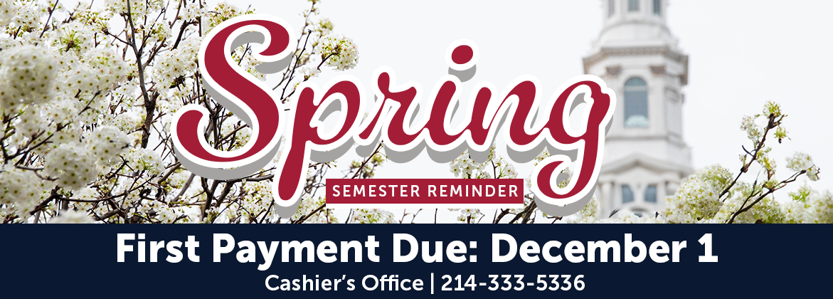 spring payment reminder