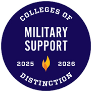 Colleges of Distinction Military Support 2025-2026