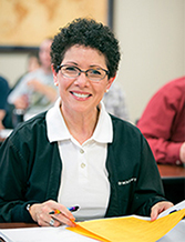 student smiling