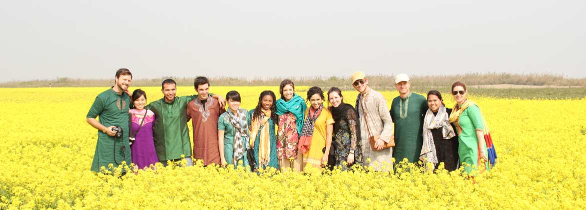 EBAM students on stage at a pitch event