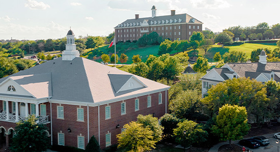 aerial view of DBU Campus
