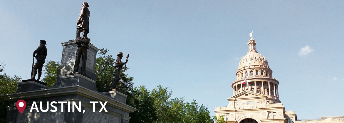 the Texas capitol building