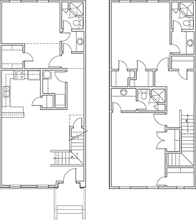 19 Narrow Townhouse Plans That Will
