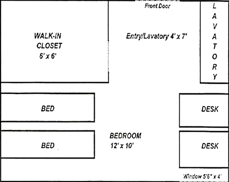 crowley dorm floor plan