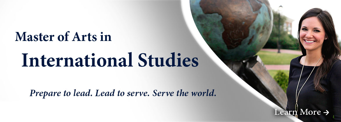 Master of Arts in International Studies