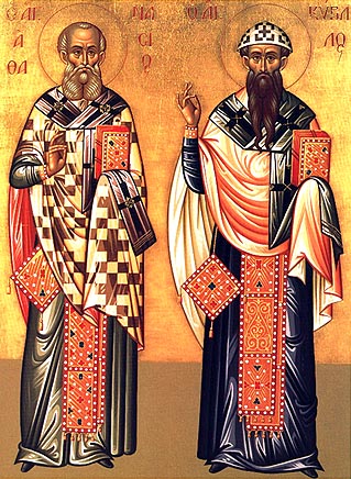 painting of St.Athanasiuis and St.Cyril
