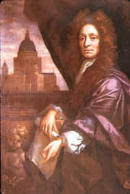 painting of Christopher Wren
