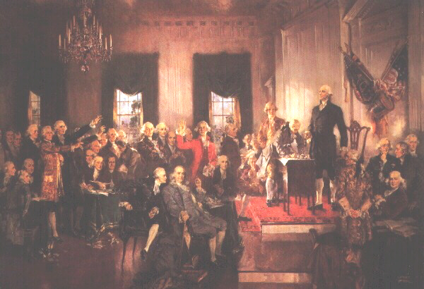 painting of the constitutional convention