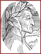 Portrait of Dante illustration by Sandro Botticelli