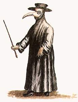 image of a plague doctor