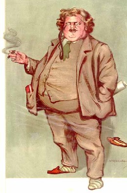 drawing of Chesterton