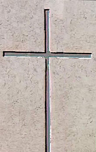 picture of a silver cross