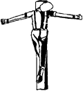 drawing of the crucifix