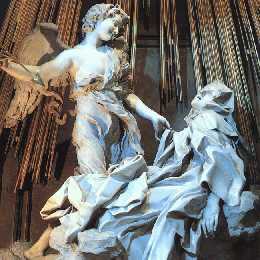 Ecstasy of Saint Teresa sculpture by Gian Lorenzo Bernini