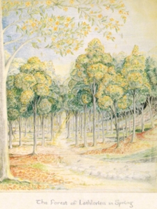 painting of trees