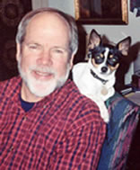 Dr. Naugle with his dog