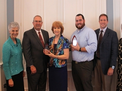 Group picture - Dr. Linam, Ken Shields, Victoria Jones, Sean Mann, Andrew Briscoe, Dr. McLaughlin