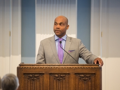 Dr. Marcus “Goodie” Goodloe speaking at the Annual Christian Leadership Summit - Dallas, Texas