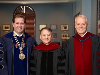 Dr. Wright, Dr. Chang, and Dr. Cook - August Commencement | Dallas, Texas
