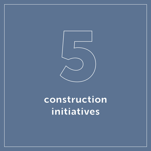 5 construction initiatives