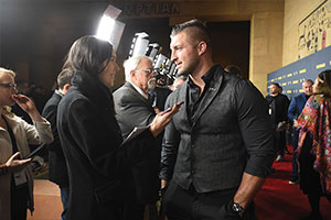 Tim Tebow at LA premier for Run the Race