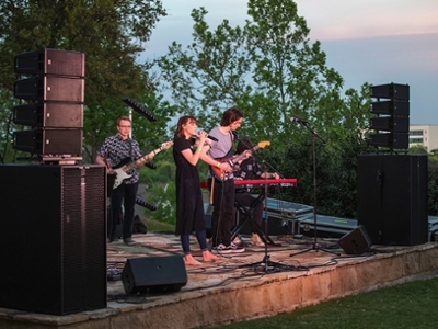 Student band performing 