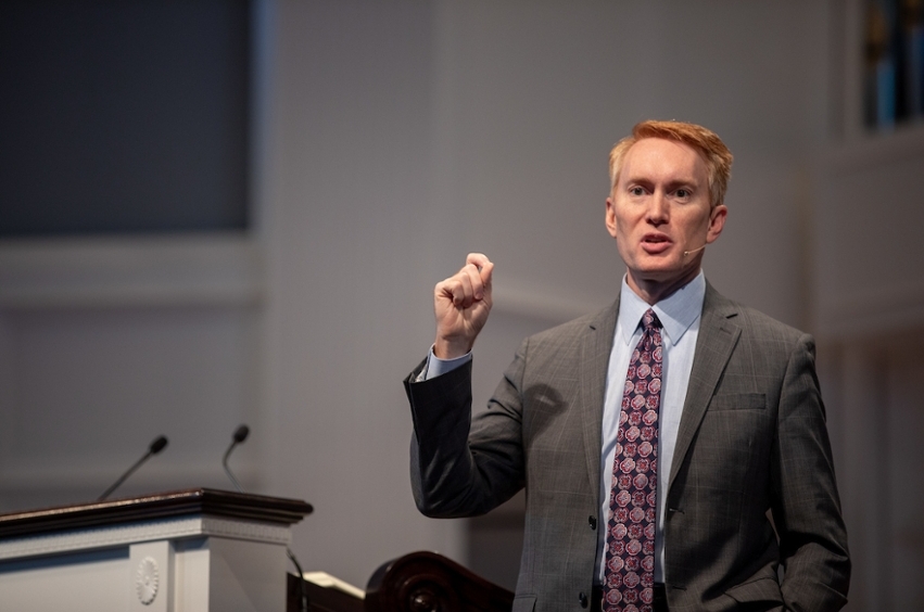 Oklahoma Senator James Lankford Speaks at Chapel | Campus News | Dallas Baptist University