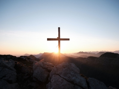 Cross on a mountain