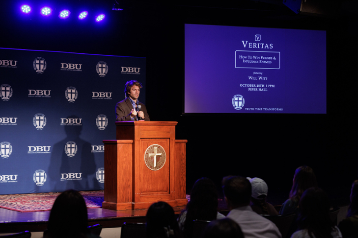 Will Witt speaking at Veritas