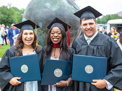 dbu graduates anticipating next career moves