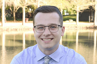 headshot of Christian Englert outside