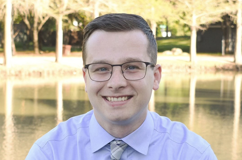 headshot of Christian Englert outside