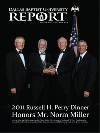 DBU Report Winter 2011-2012 Cover Image