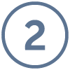 step two - the number 2 with circle around the number