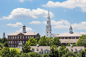 aerial photo of the DBU campus